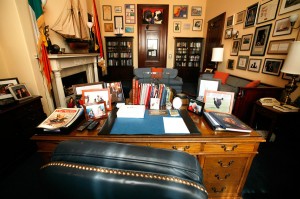 Kennedy's now empty office.