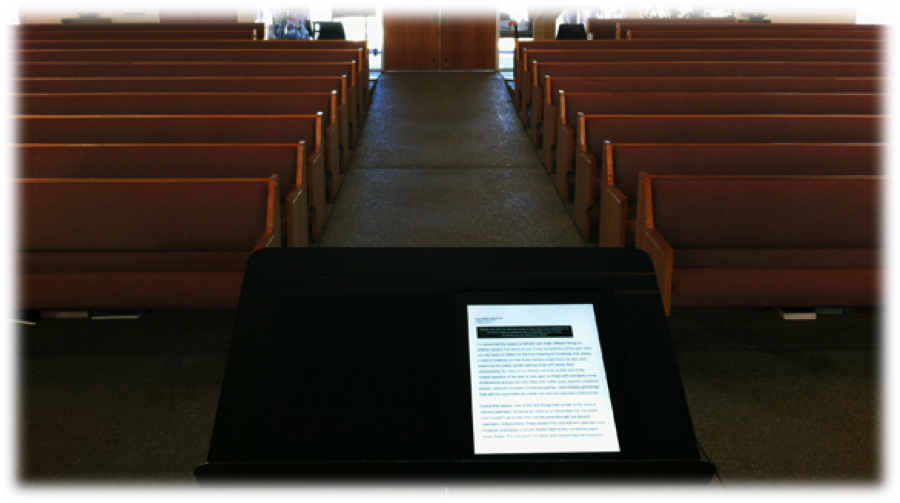 Using the iPad in Preaching: Benefits & Drawbacks